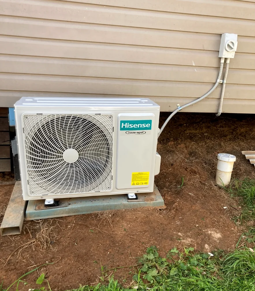 Hisense split system installation in Shalvey